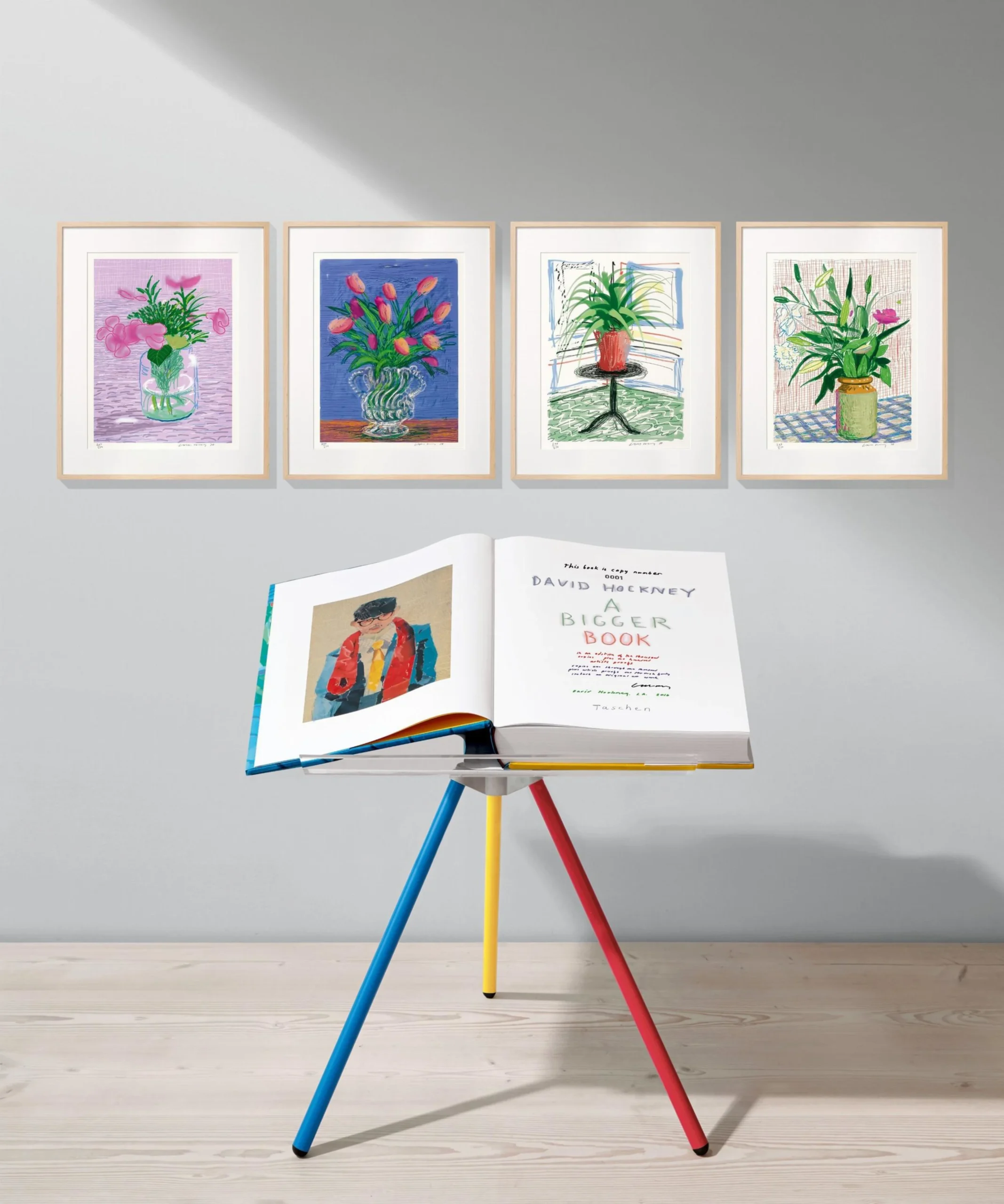 David Hockney. A Bigger Book. Art Edition No. 472/500 ‘Untitled, 346’